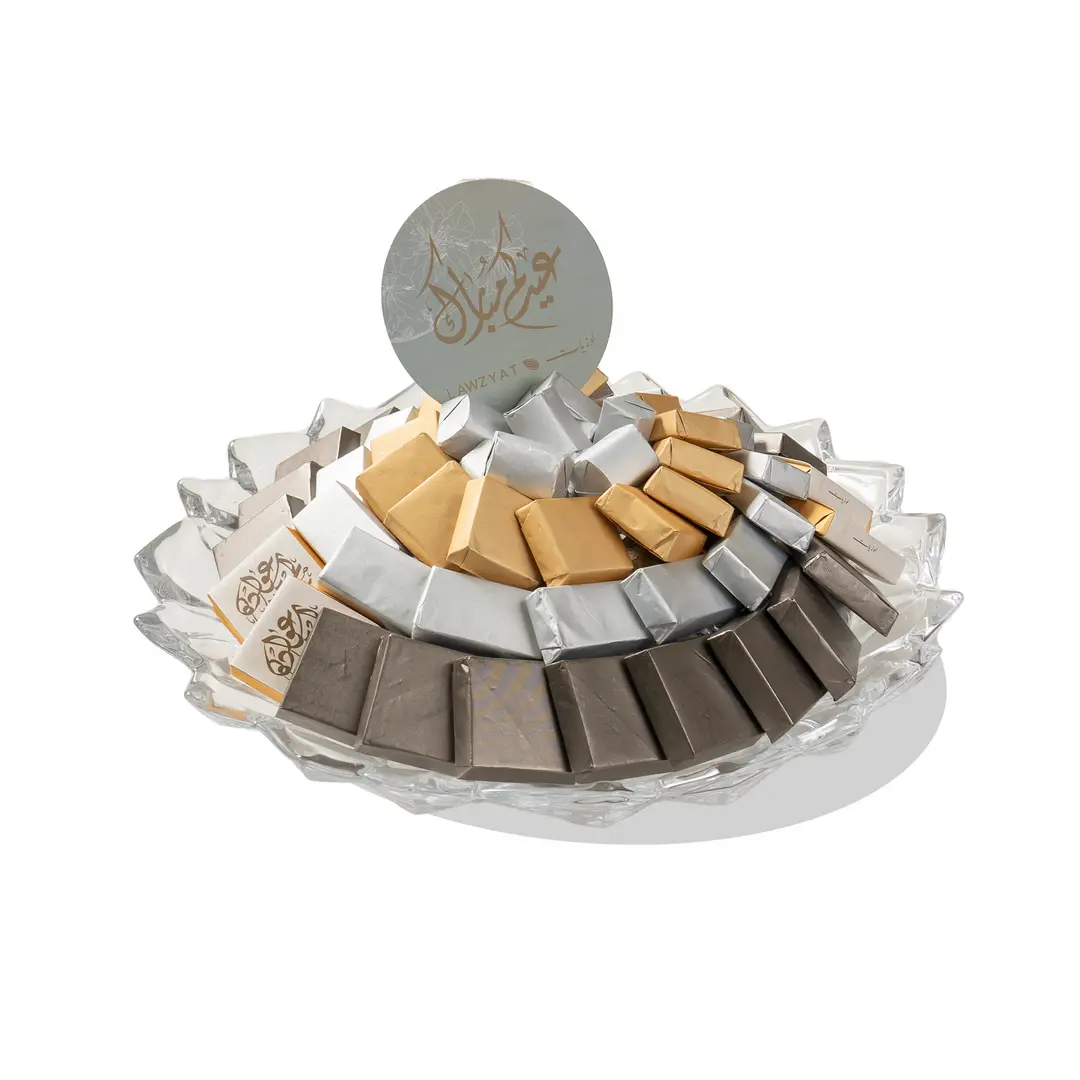 Small Wrapped Chocolate Tray in Assorted Colors