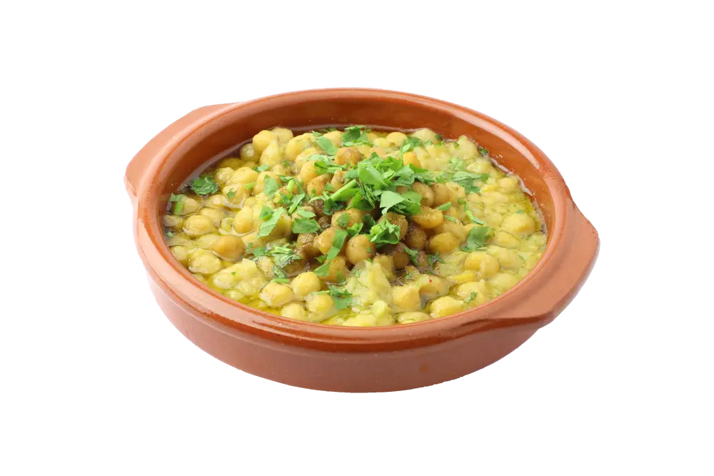 Lebanese Chickpeas Plate