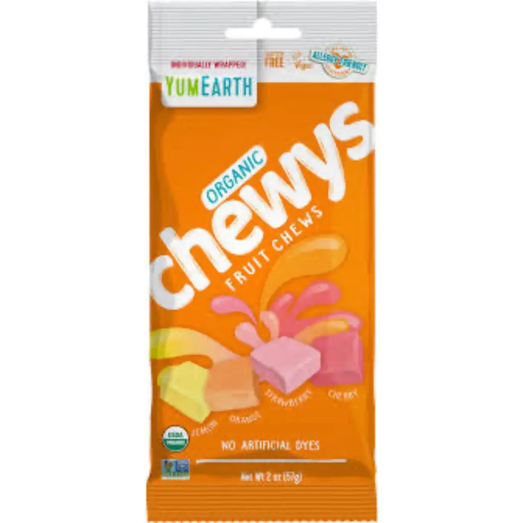 Yum Earth Organic Chewy Gummy Candy Chewy