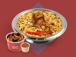 Half Roasted Chicken with Mossakkaa