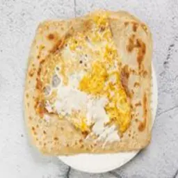 Chapati with Egg and Two Cheeses