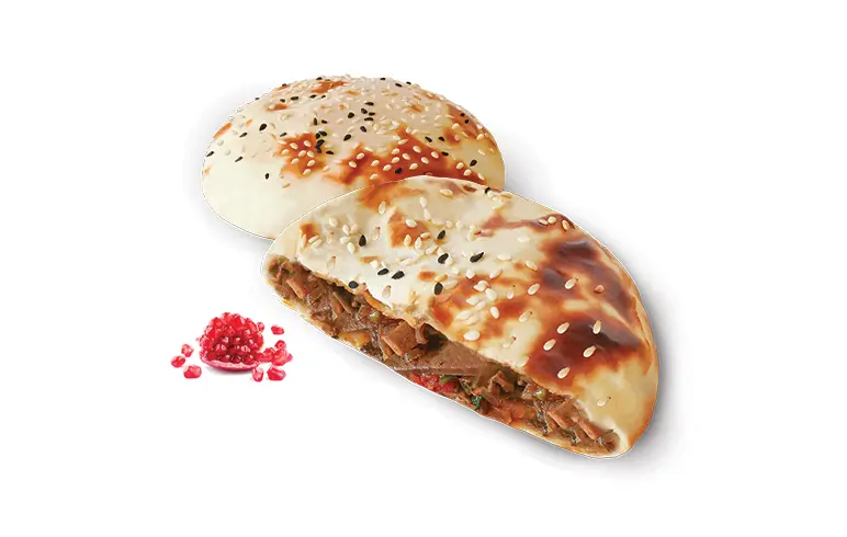 فطيرة الكبدة بدبس الرمان