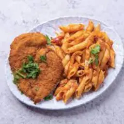 دجاج بانية بطاطس محمرة