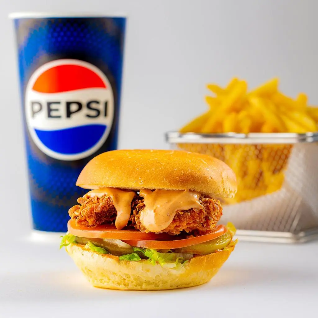 Crispy Chicken Burger Meal