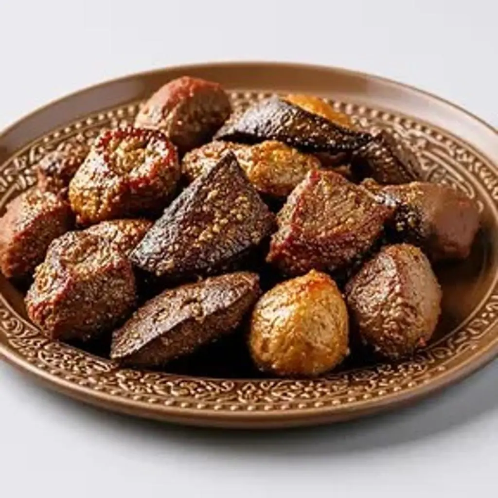 Meat and Liver Cuts Dish