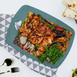 Chicken on Charcoal with Rice
