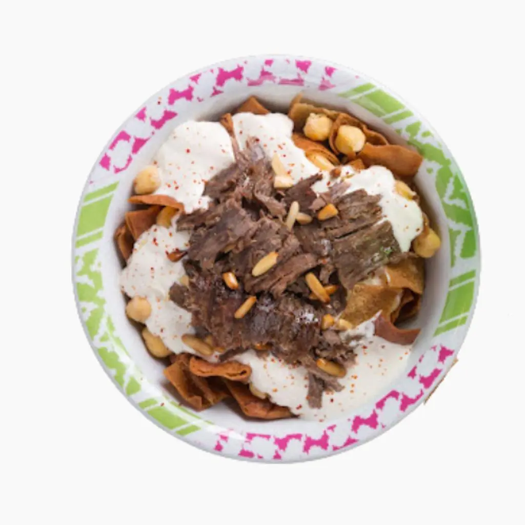 Meat Shawarma Fatteh