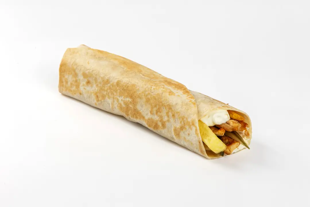 تورتيلا شاورما ع الصاج صغير