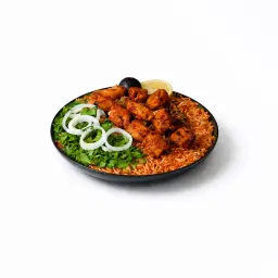 كبسة شيش طاووق مع الرز