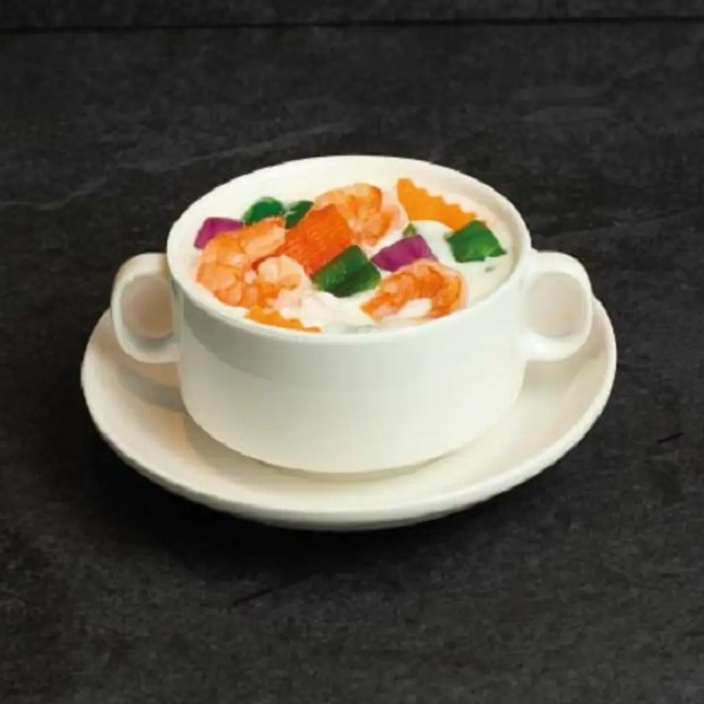 شوربة بحرية بالكريمة