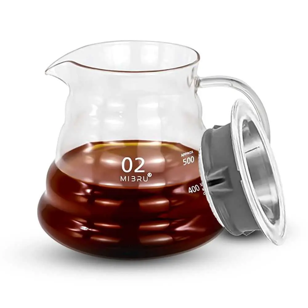 Coffee Glass Server Jug 600ml