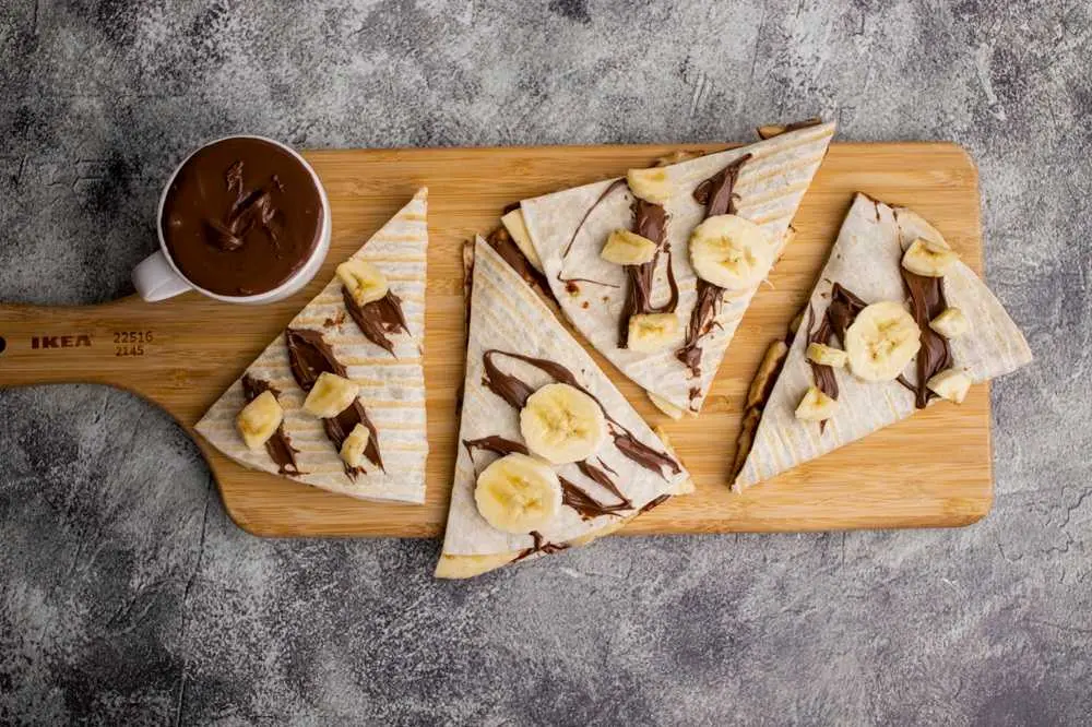 Quesadilla Nutella