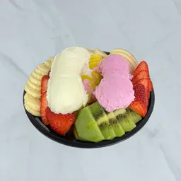 فواكة ايس كريم ومكسرات