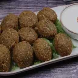 Shami Falafel Plate with Hummus