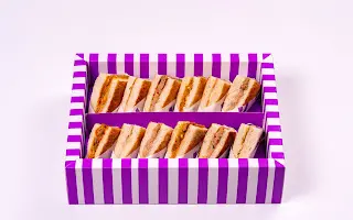 Meduim Deluxe Box Tosted Bread