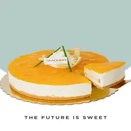 Small mango cheesecake