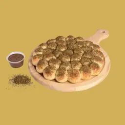 Zaatar and Nutella Honeycomb Bread