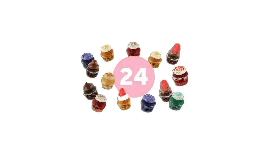 Mini Combo Box of 24 Mini Cupcakes