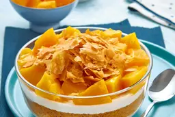 Koshari with mango milk