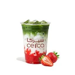 Iced Matcha with Strawberry