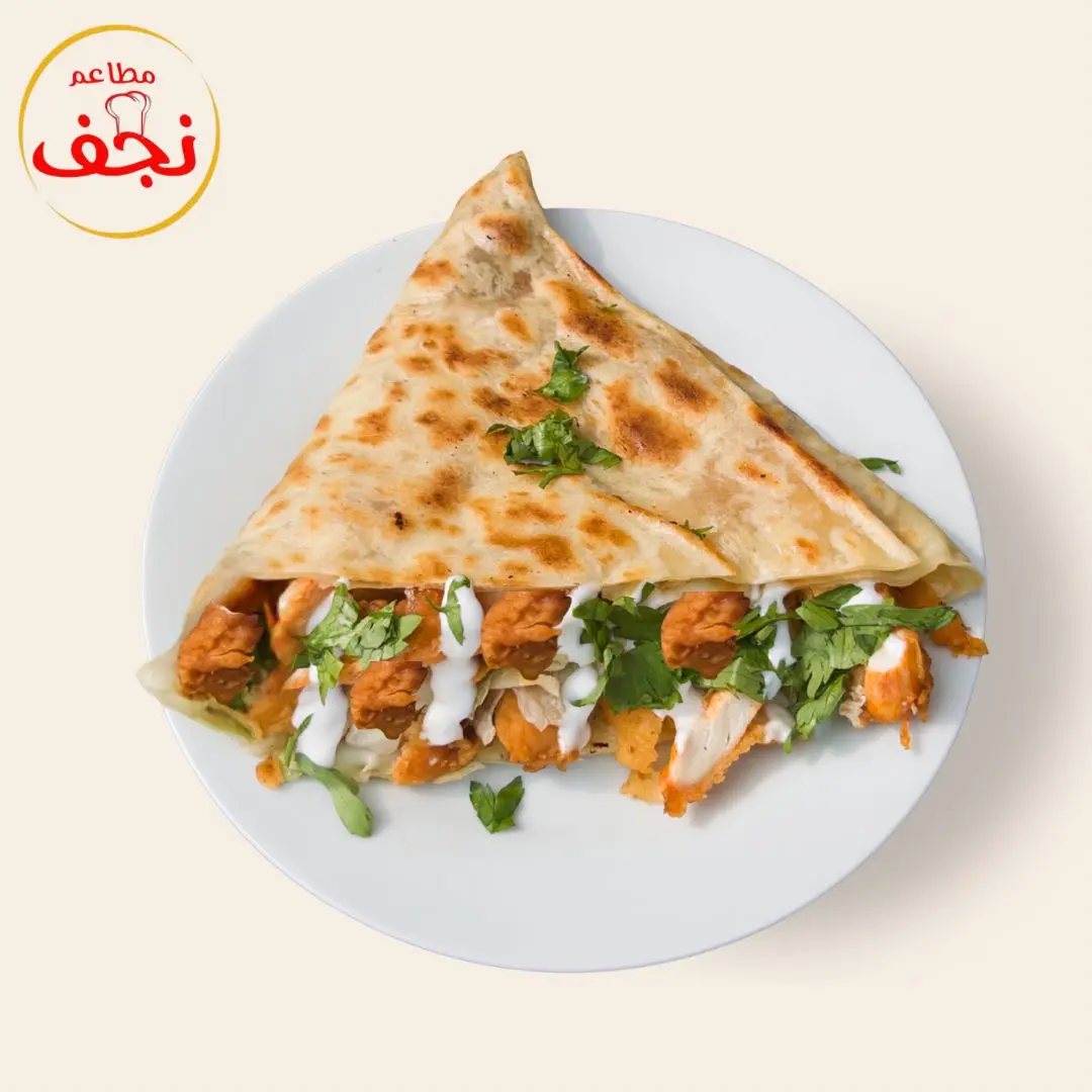 Breaded Chicken on Sausage Crepe