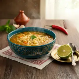 صحن شوربة لسان عصفور 🍲