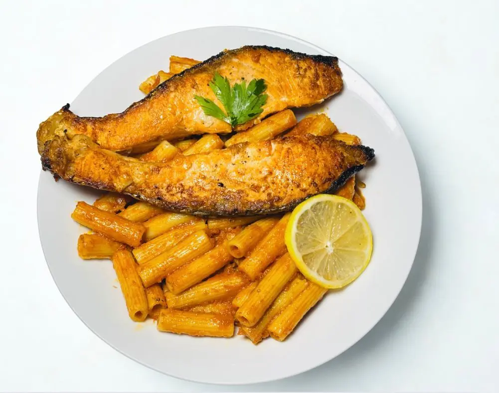 Salmon Pasta – Red Sauce
