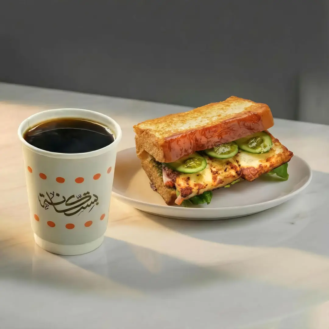 وجبة بريوش حلومي مع شاي