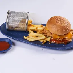 وجبة برجر دجاج كرسبي