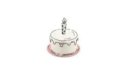 Chocolate Comic Cake Medium