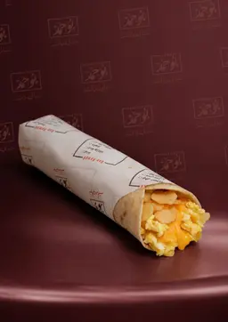 scrambled eggs and cheeses