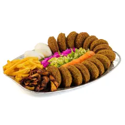 صحن فلافل مشكل - وسط ( 15 حبة )
