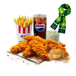 6 Pcs Cheesy Captain Nacho Strips Meal
