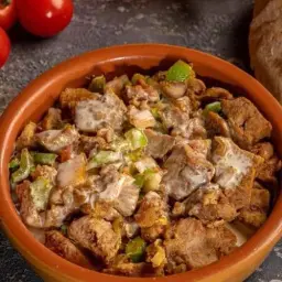 لحم بالكريمة