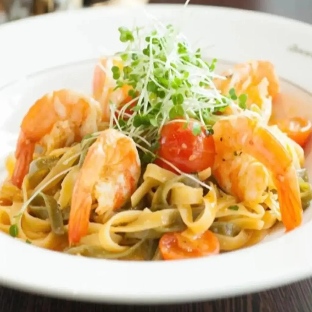 Fettuccine with Shrimp