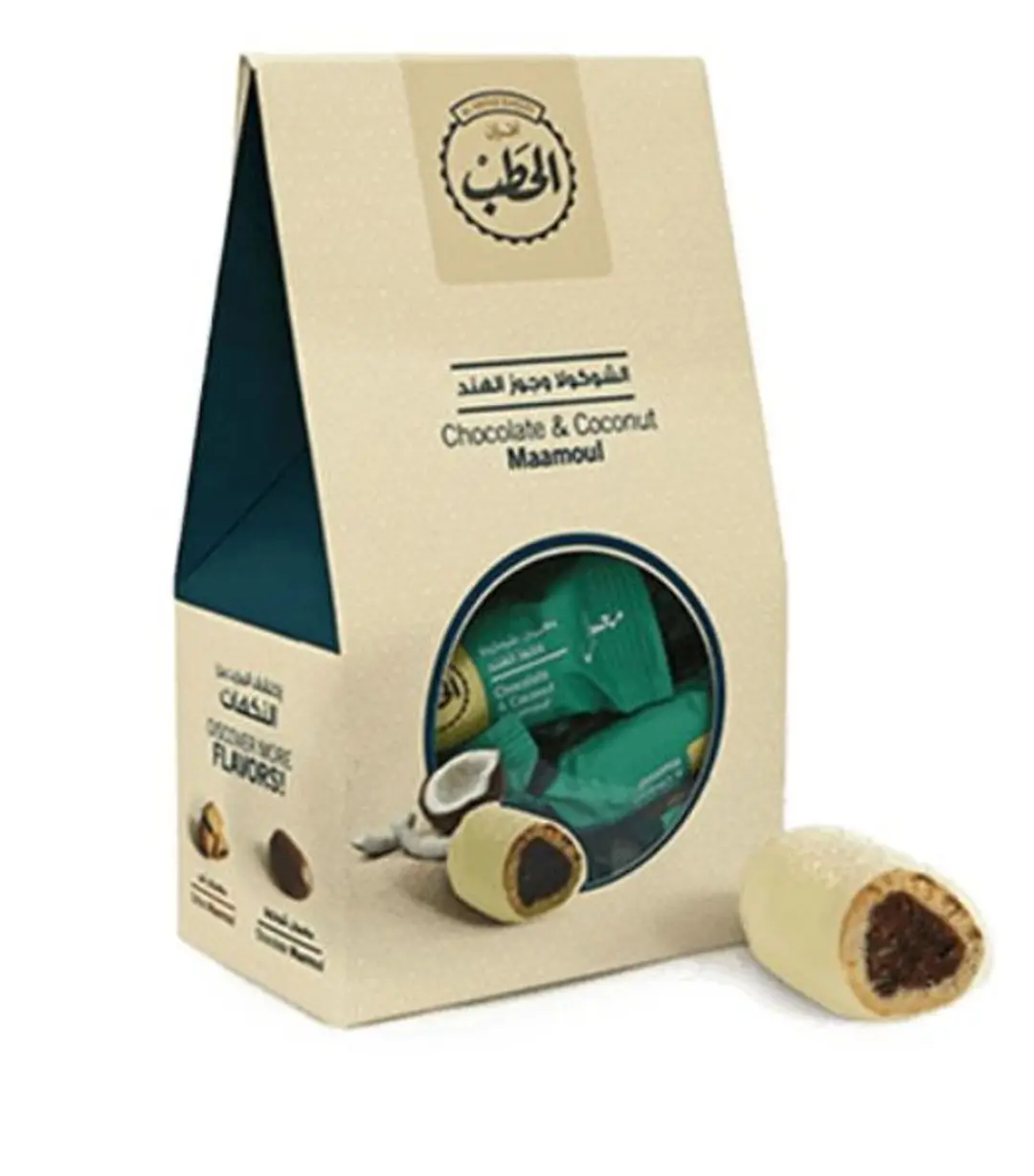 الحطب معمول اصابع شوكولا وجوز هند 225جم