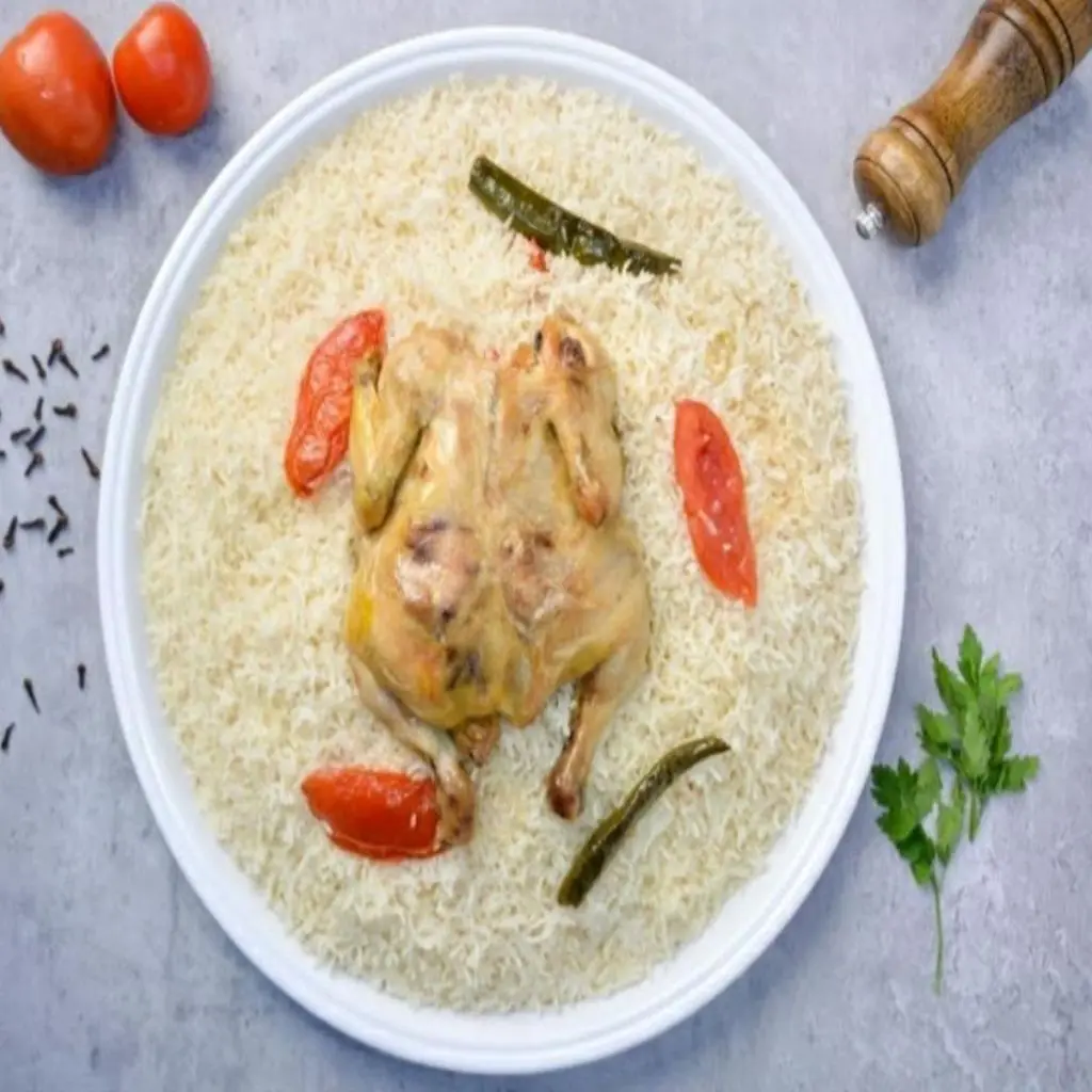 دجاج مندي حساوي بدون أرز