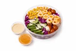 turkey &cheddar garden salad