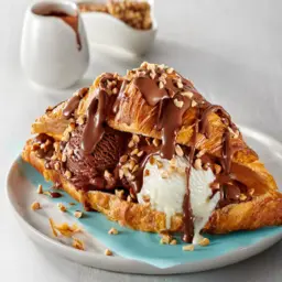 Croissant Ice Cream Sandwich