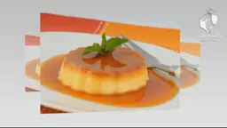 Caramel cream in the oven