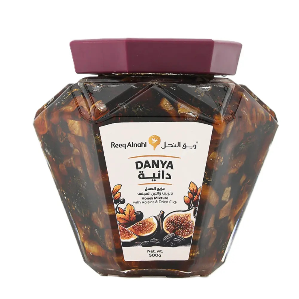 عسل دانية من ريق النحل, 500 جرام, طبيعي 100%