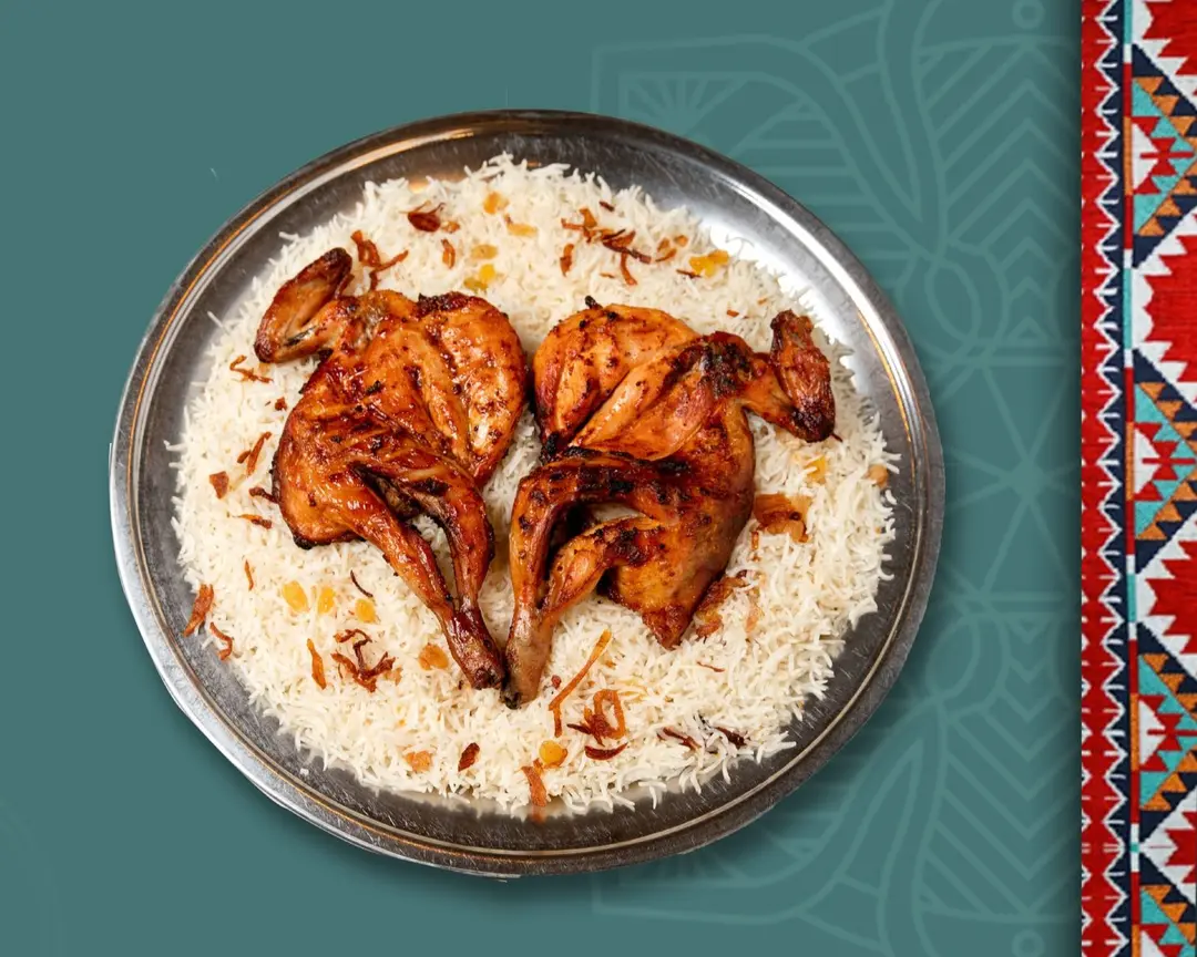 Charcoal chicken with Rice