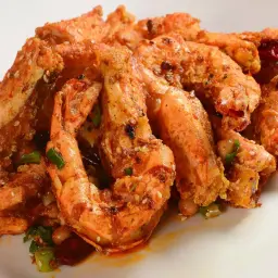 Salted Fried Shrimp with Shell