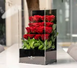 Motions - Aclyric Box With Red Flowers