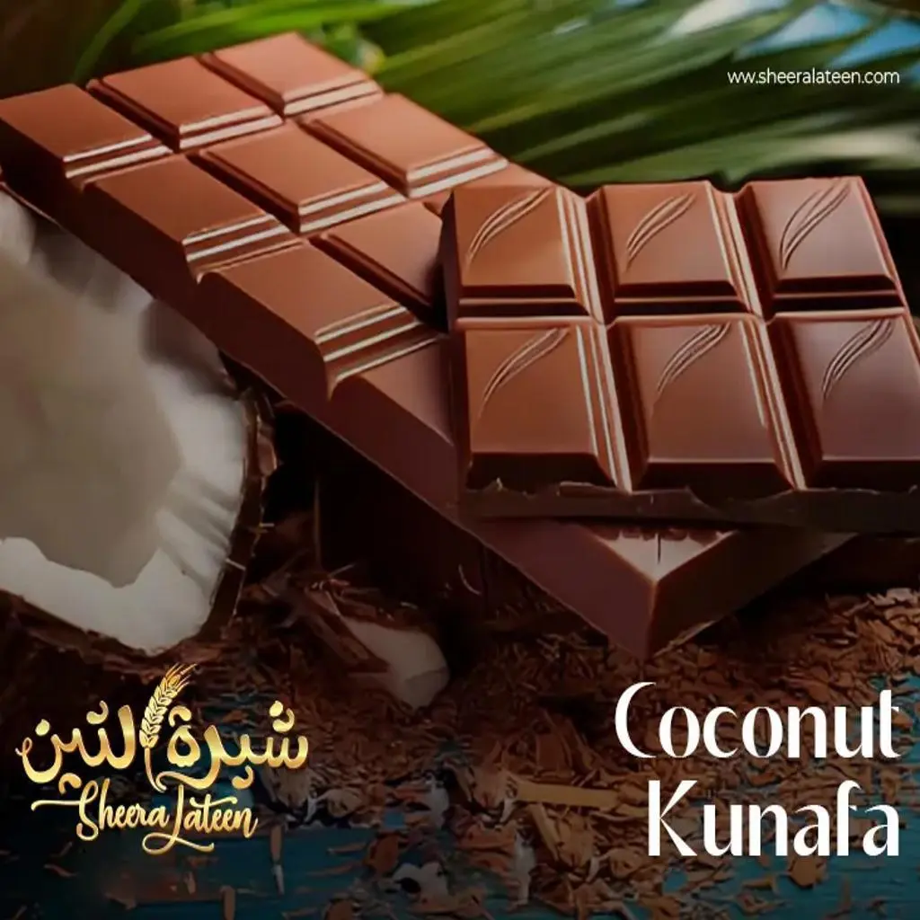 Kunafa Coconut Bar