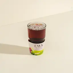 Glass cup tea without sugar