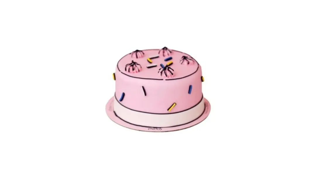 Red Velvet Comic Cake Medium