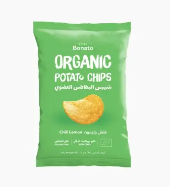Natureland Organic Potato Chips - Pepper & Lemon