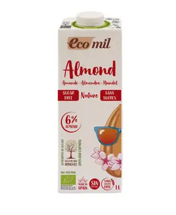 Ecomil Almond Milk Sugar Free Bio 1L