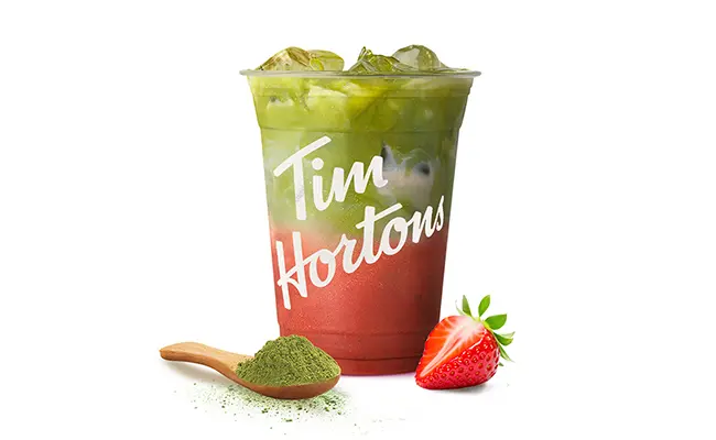 Iced Strawberry Matcha